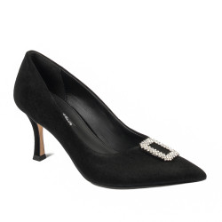 Chaussures élégantes femme 1318 noir velours