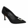 Chaussures élégantes femme 1318 noir velours