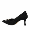 Chaussures élégantes femme 1318 noir velours