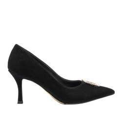 Chaussures élégantes femme 1318 noir velours