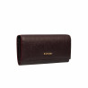 Portefeuille femme 207g bordeaux caviar