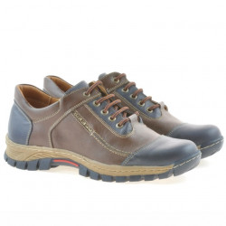 Chaussures de sport homme 852 indigo + marron 1