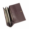 Portefeuille femme 207g bordeaux caviar
