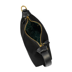 Sac à main femme 037g en daim noir