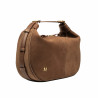 Sac à main femme 038g daim marron foncé