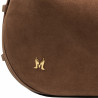 Sac à main femme 038g daim marron foncé