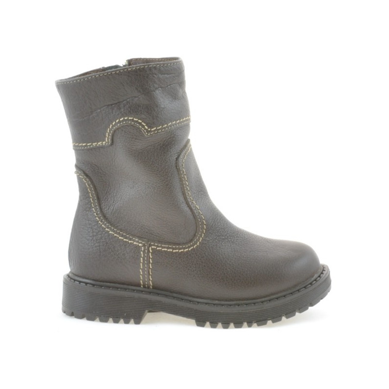 Bottes enfants petits 27c café