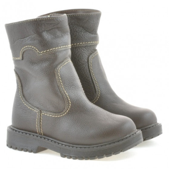 Bottes enfants petits 27c café