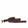 Ceinture femme 41mc bordeaux