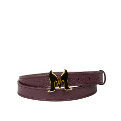 Ceinture femme 41mc bordeaux
