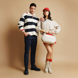 Sac à main pour femme 038g 01 beige perlé lifestyle
