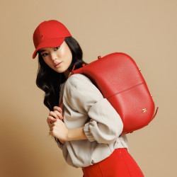 Sac à main femme 038g rouge caviar lifestyle