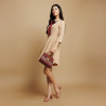 Sac à main femme bandoulière 032g bordeaux lifestyle