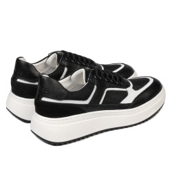Chaussures sport femme 6087 noir combiné