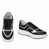 Chaussures sport femme 6087 noir combiné