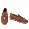 Mocassins femme 6082 camel velours