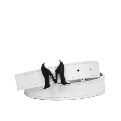 Ceinture femme 41-1mc blanc