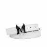 Ceinture femme 41-1mc blanc
