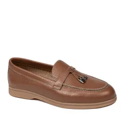 Mocassins femme 6082 biz camel