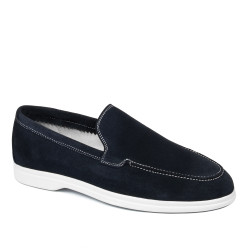 Mocassins homme 980 indigo velours