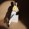 Mocassins femme 6082 noir velours lifestyle