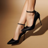 Chaussures élégantes pour femme 1311 satin noir lifestyle