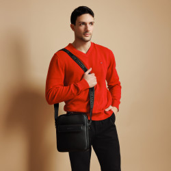 Sacoche homme bandoulière 303g 01 noir lifestyle