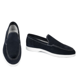 Mocassins homme 980 indigo velours