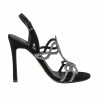 Sandales femme 1317 noir velours