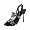 Sandales femme 1317 noir velours