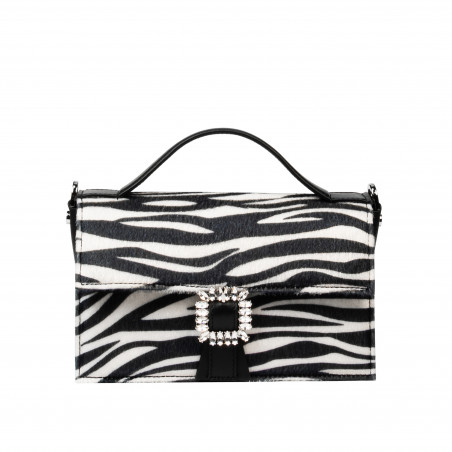 Sac à main femme 039g 01 cavallino zèbre