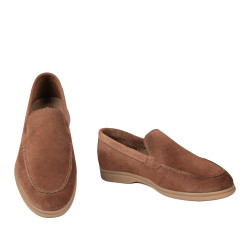 Mocassins hommes 980 camel velours
