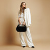 Sac à main femme 038g 01 en daim noir lifestyle