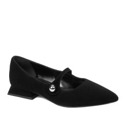 Ballerines femme 1340 noir velours
