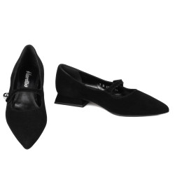 Ballerines femme 1340 noir velours