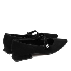 Ballerines femme 1340 noir velours