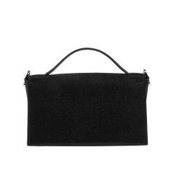 Sac à main pour femme 039g 01 noir velours