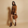 Sac à main femme 038g suède marron