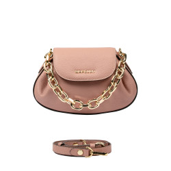 Sac bandoulière femme 027g poudre rose