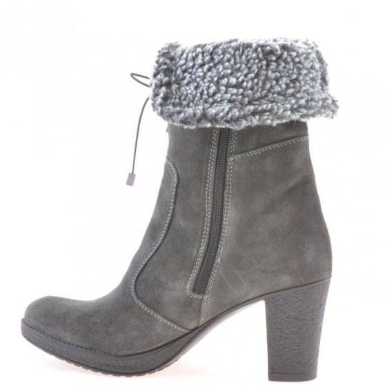 Bottes femme 3266 anthracite velours