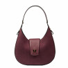 Sac à main femme à bandoulière 036g bordeaux en daim