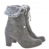 Bottes femme 3266 anthracite velours