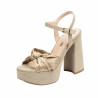 Sandales femme 1310 sable velours