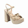 Sandales femme 1310 sable velours