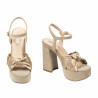 Sandales femme 1310 sable velours
