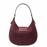 Sac à main femme à bandoulière 036g bordeaux en daim