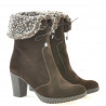 Bottes femme 3266 café velours