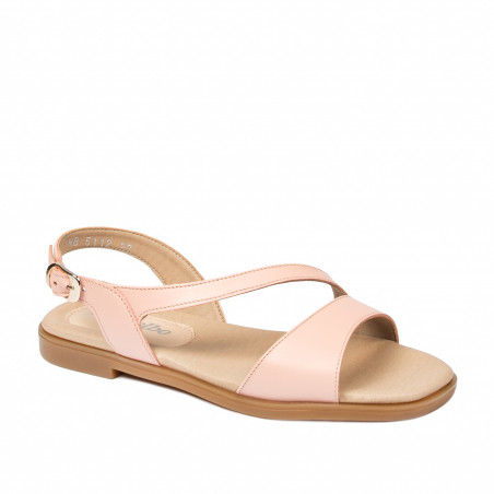Sandales femme 5112 rose poudré