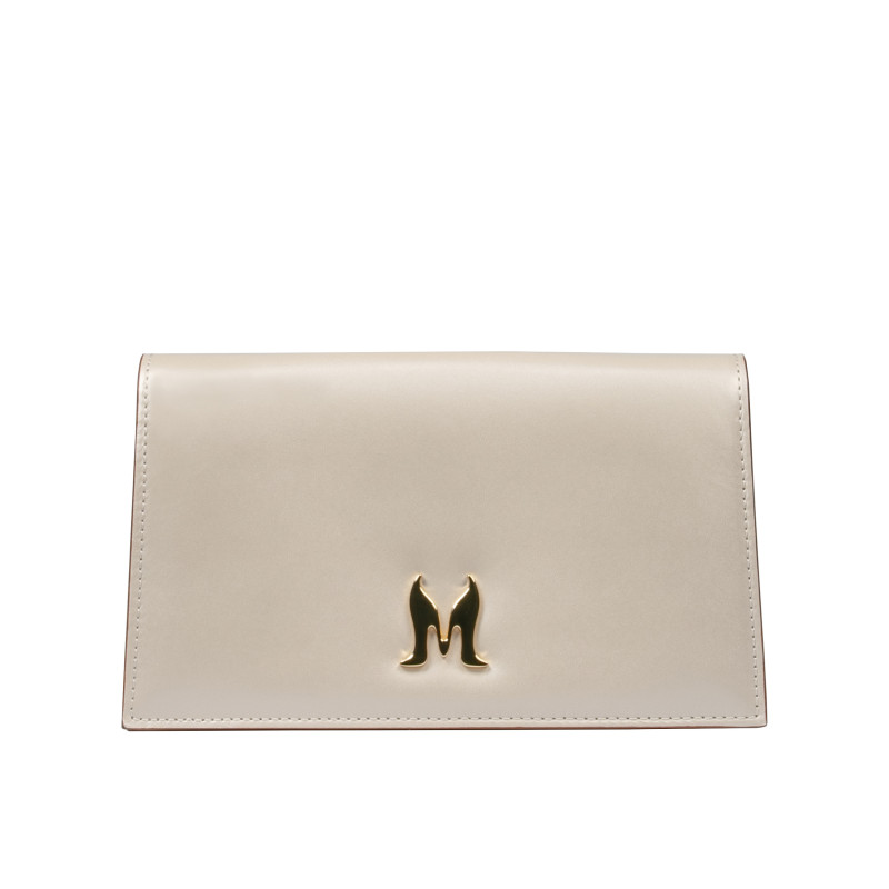 Sac à bandoulière femme 029g beige satiné