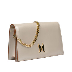 Sac à bandoulière femme 029g beige satiné